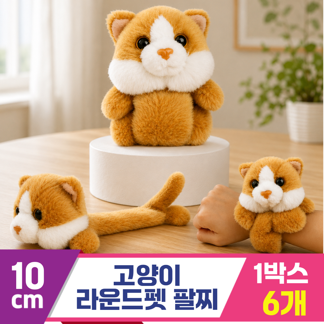[3RD]10cm 고양이 라운드펫