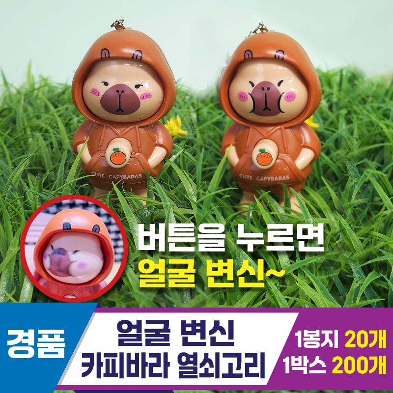 [GG]얼굴변신 카피바라 열쇠고리