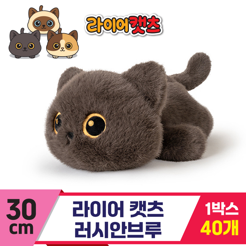 [GG]30cm 라이어캣츠 러시안브루<40>